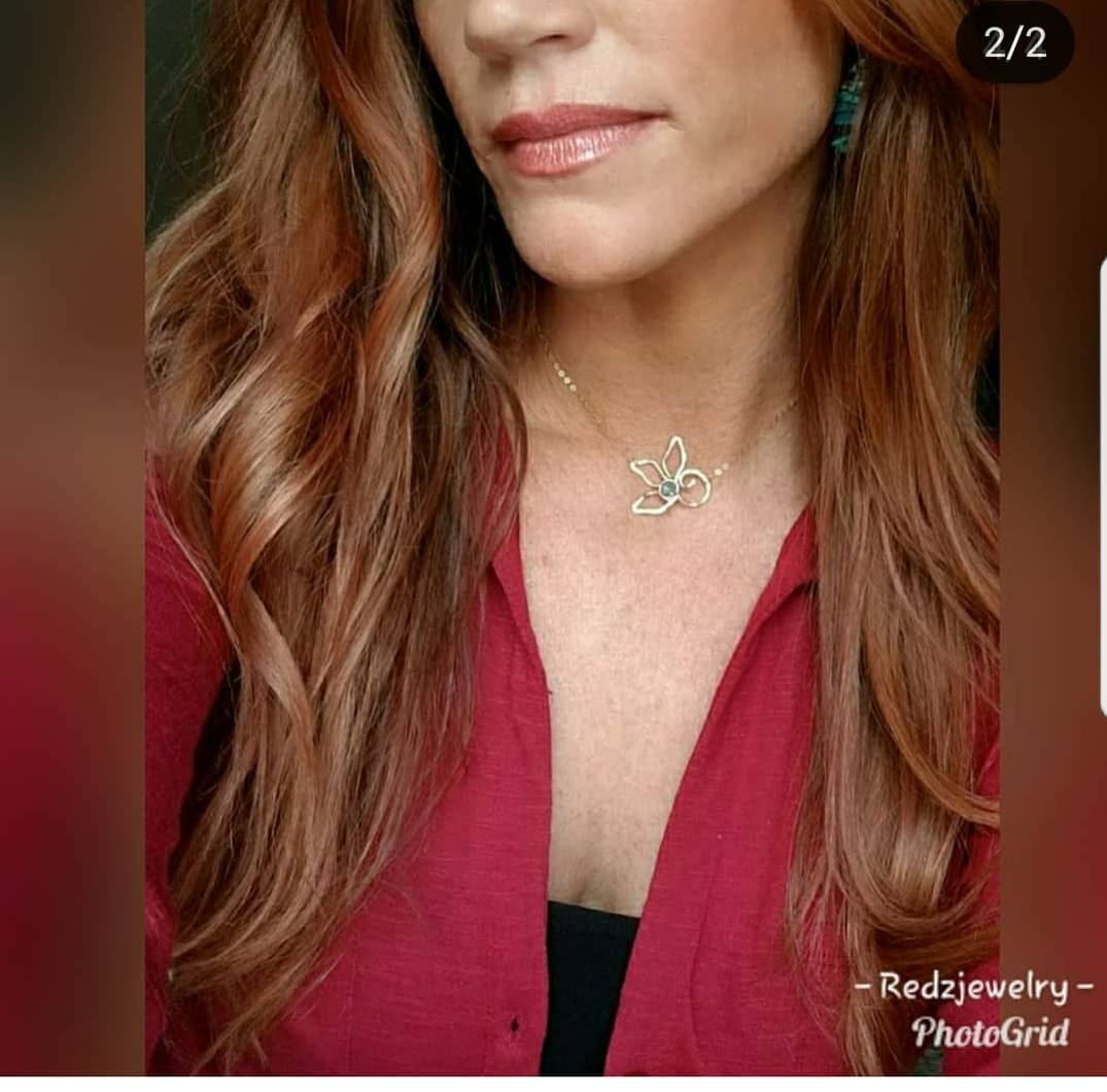 Circle of life lotus choker necklace