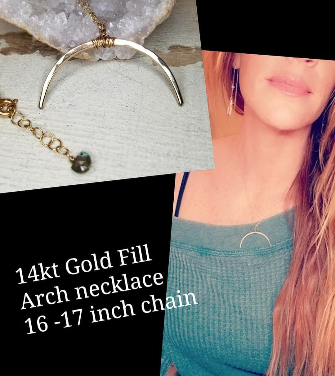 Minimalist Arch bar Necklace