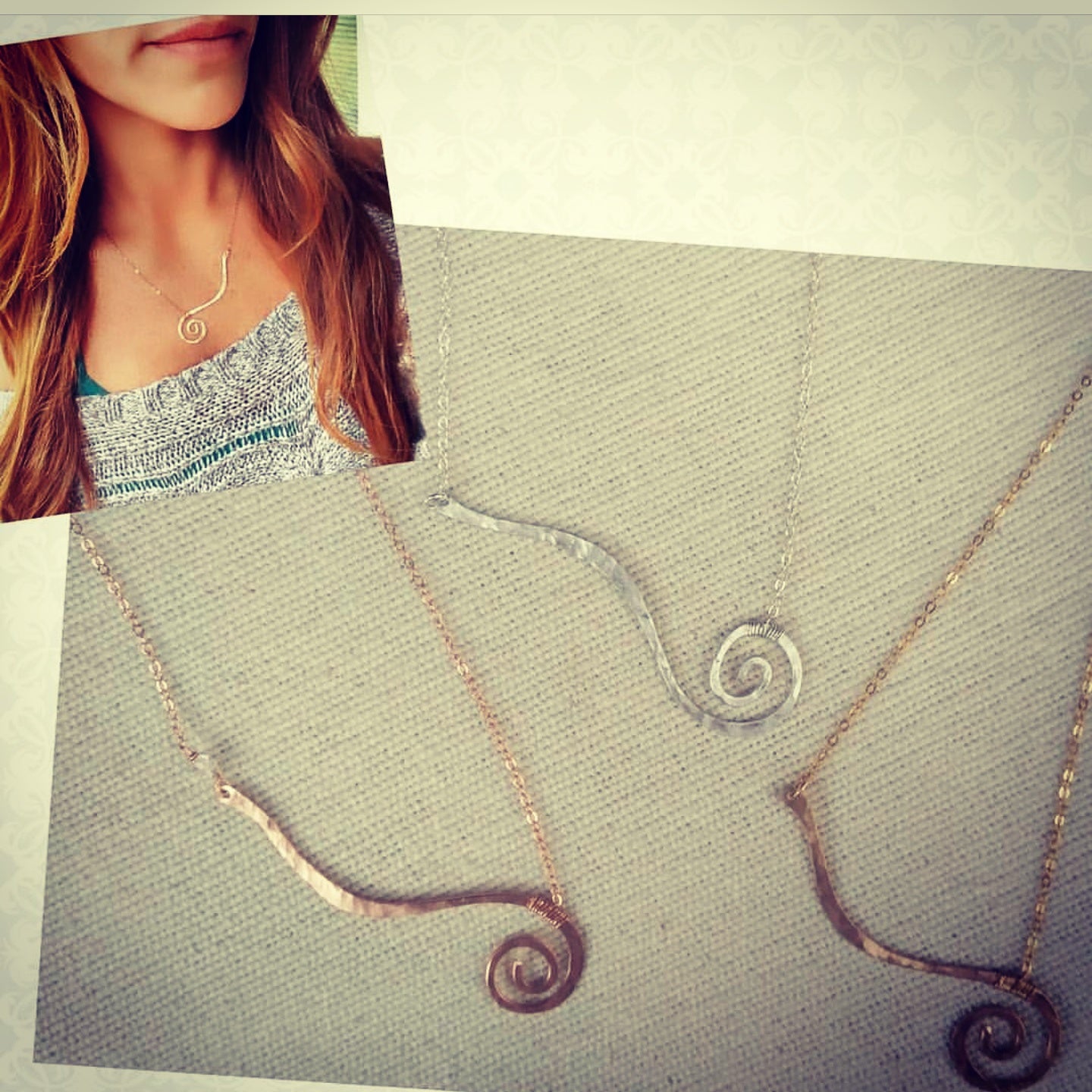 Spiral Pathway Necklace
