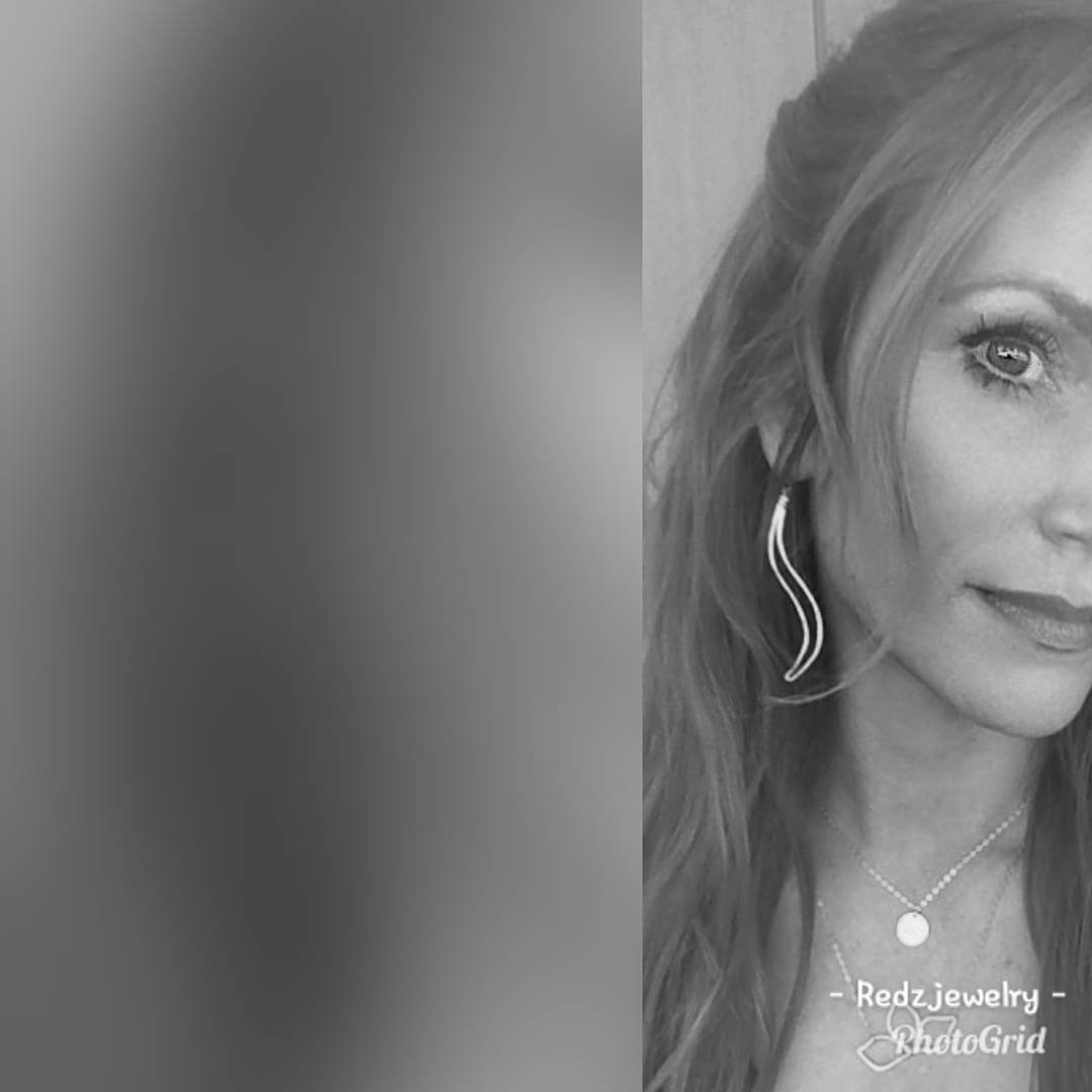 Flame Shaped Hammered Earrings