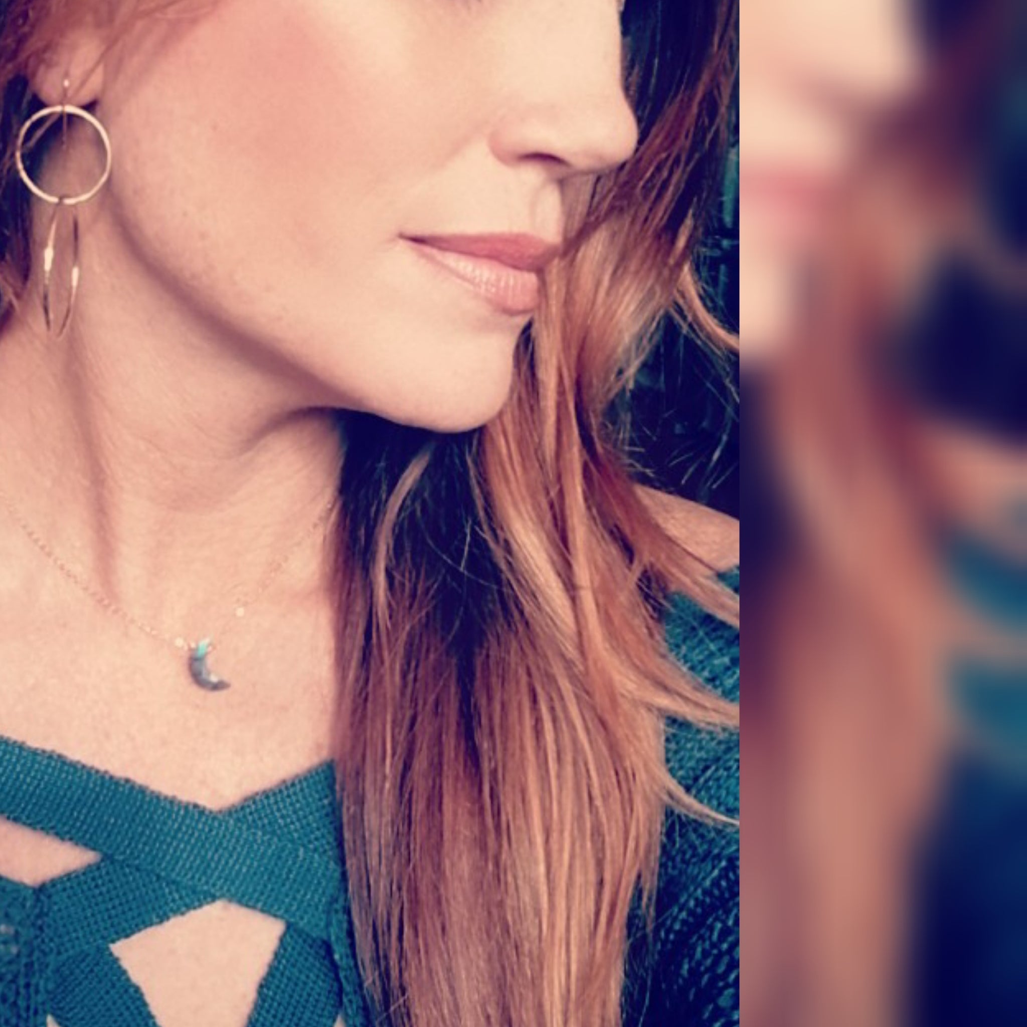 Double hoop earrings