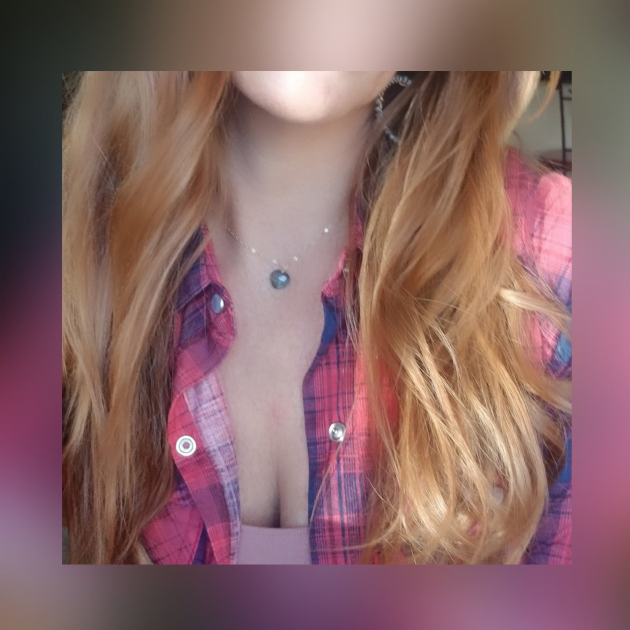 Faceted Heart Necklace