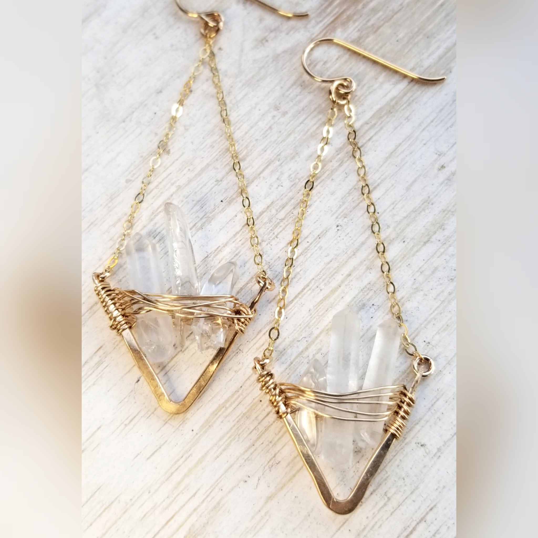 Crystal V Earrings
