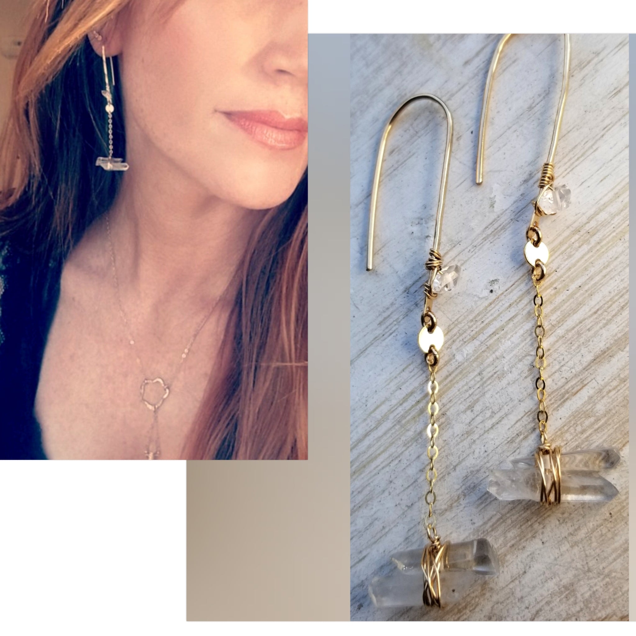 Crystal Drop Earrings