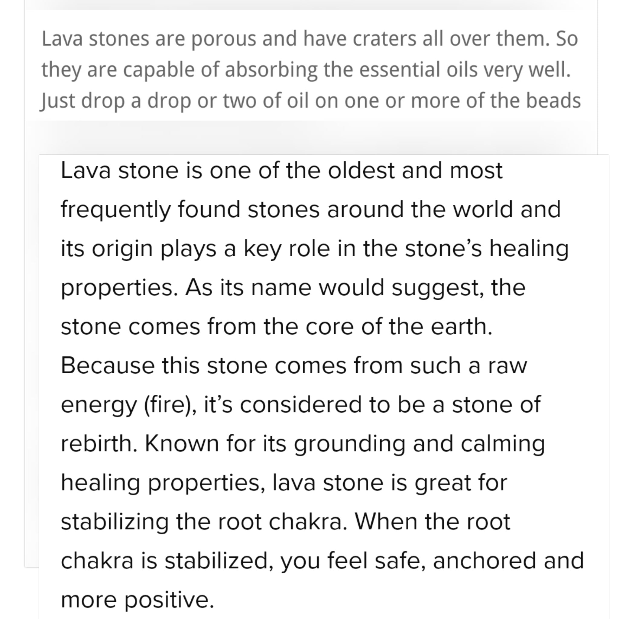 Lava Rock Diffuser necklace