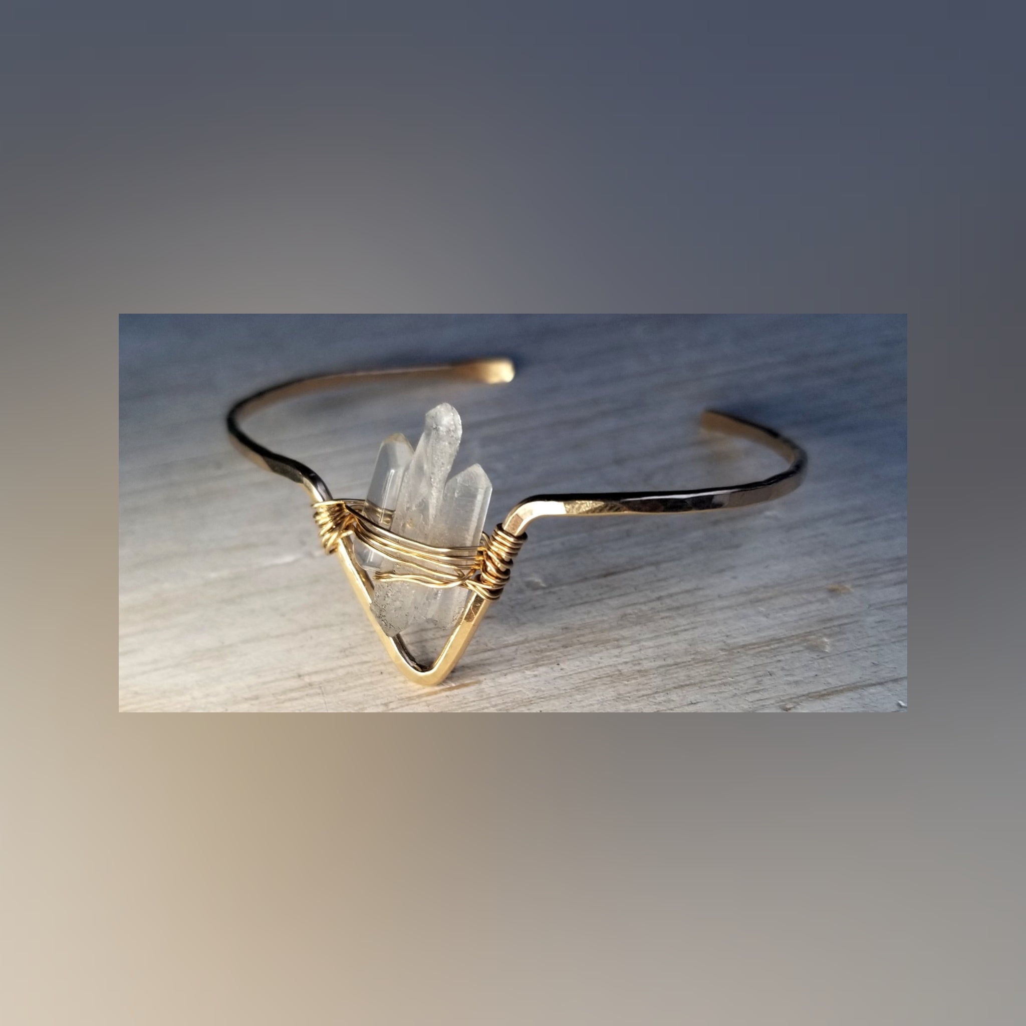 Crystal V Cuff Bracelet