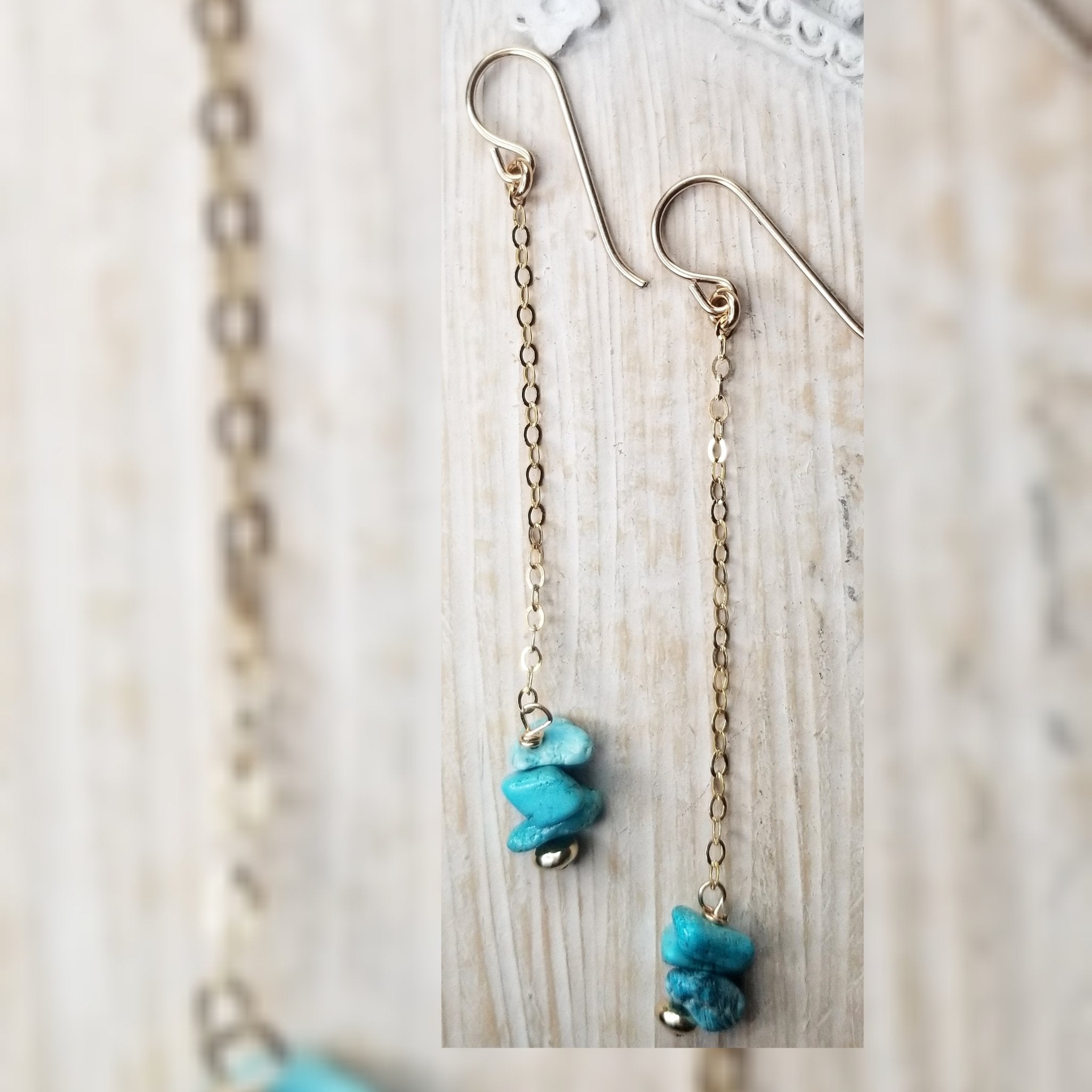 Gem Drop Earrings #2