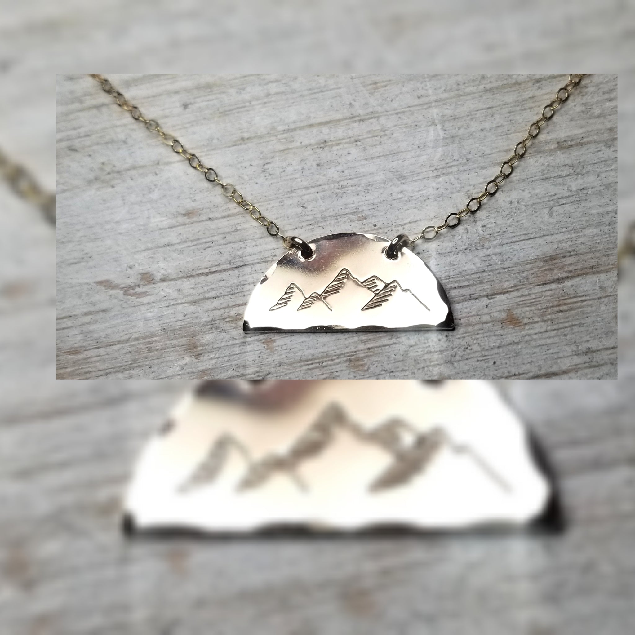 Half circle mountains