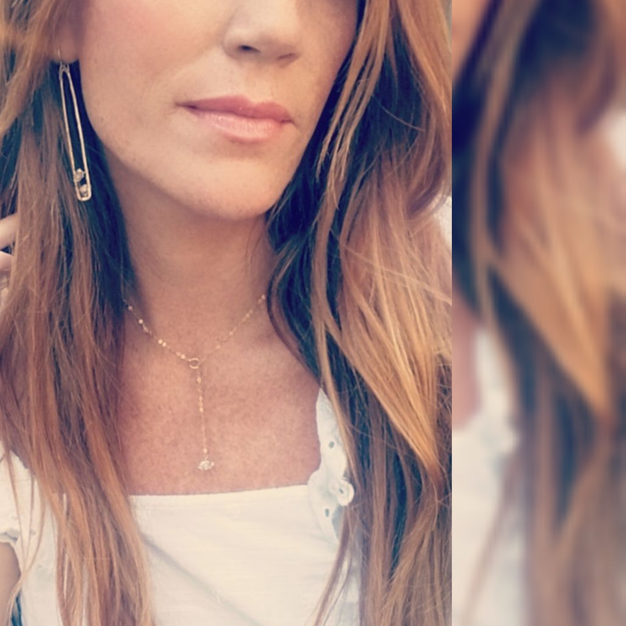 Herkimer ladder earings