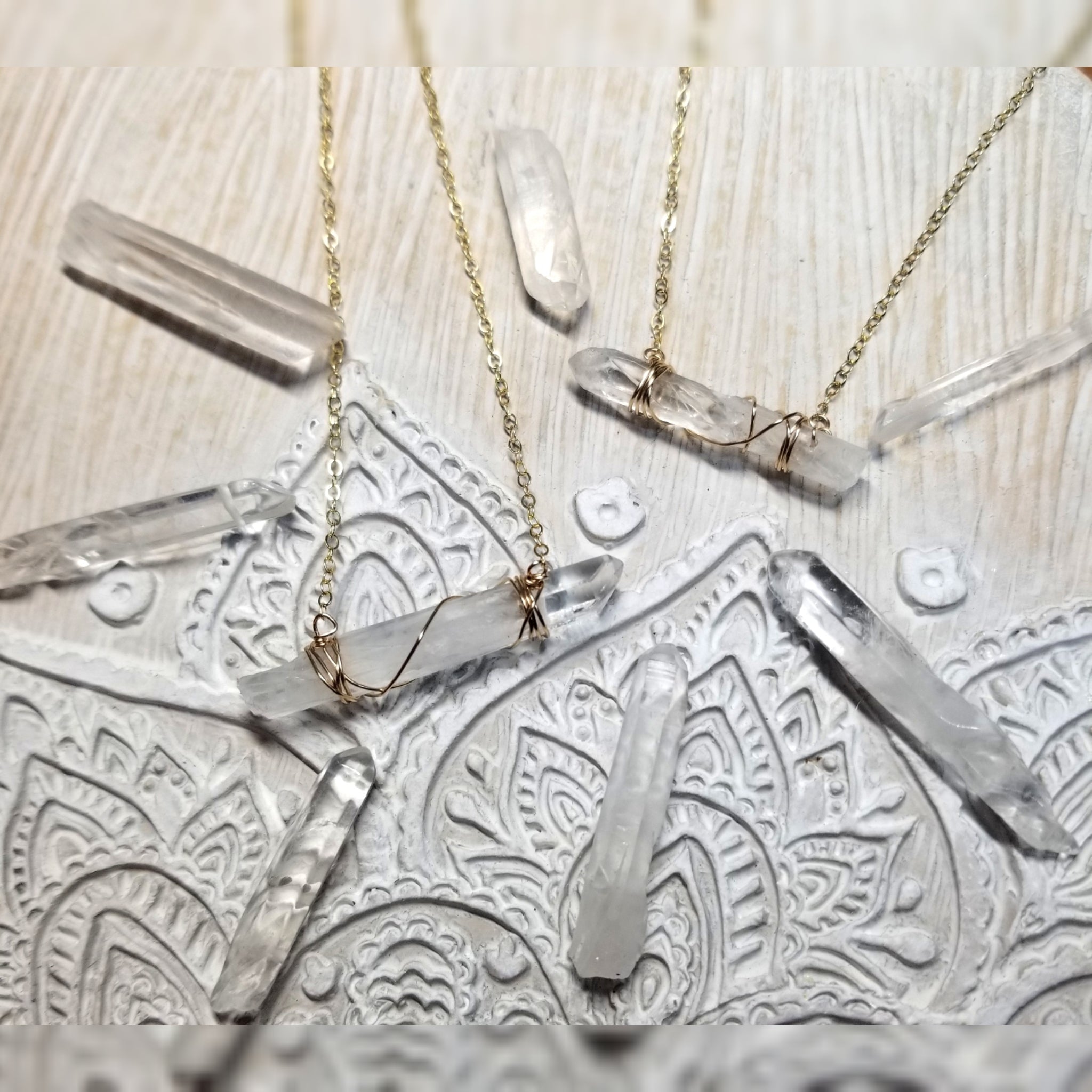 Crystal Bar Necklace