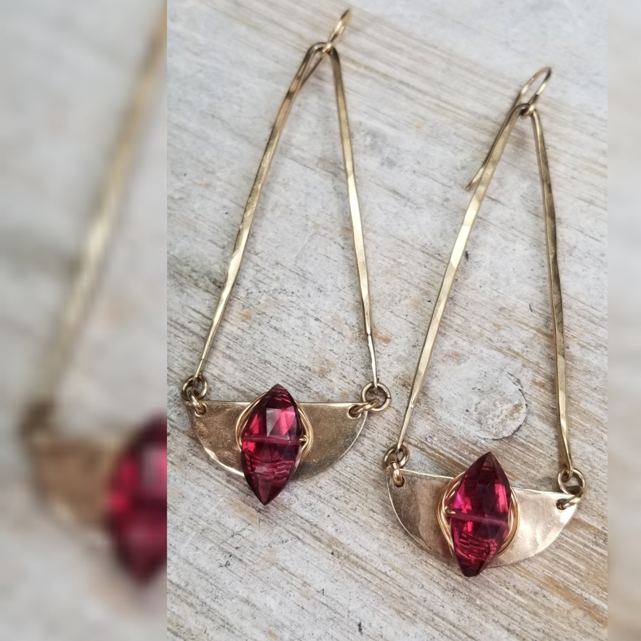 Marquise Gem Earrings