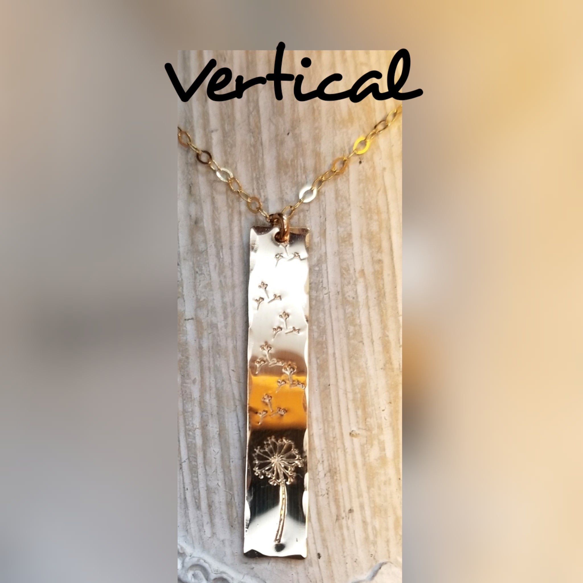 Dandelion Bar necklace
