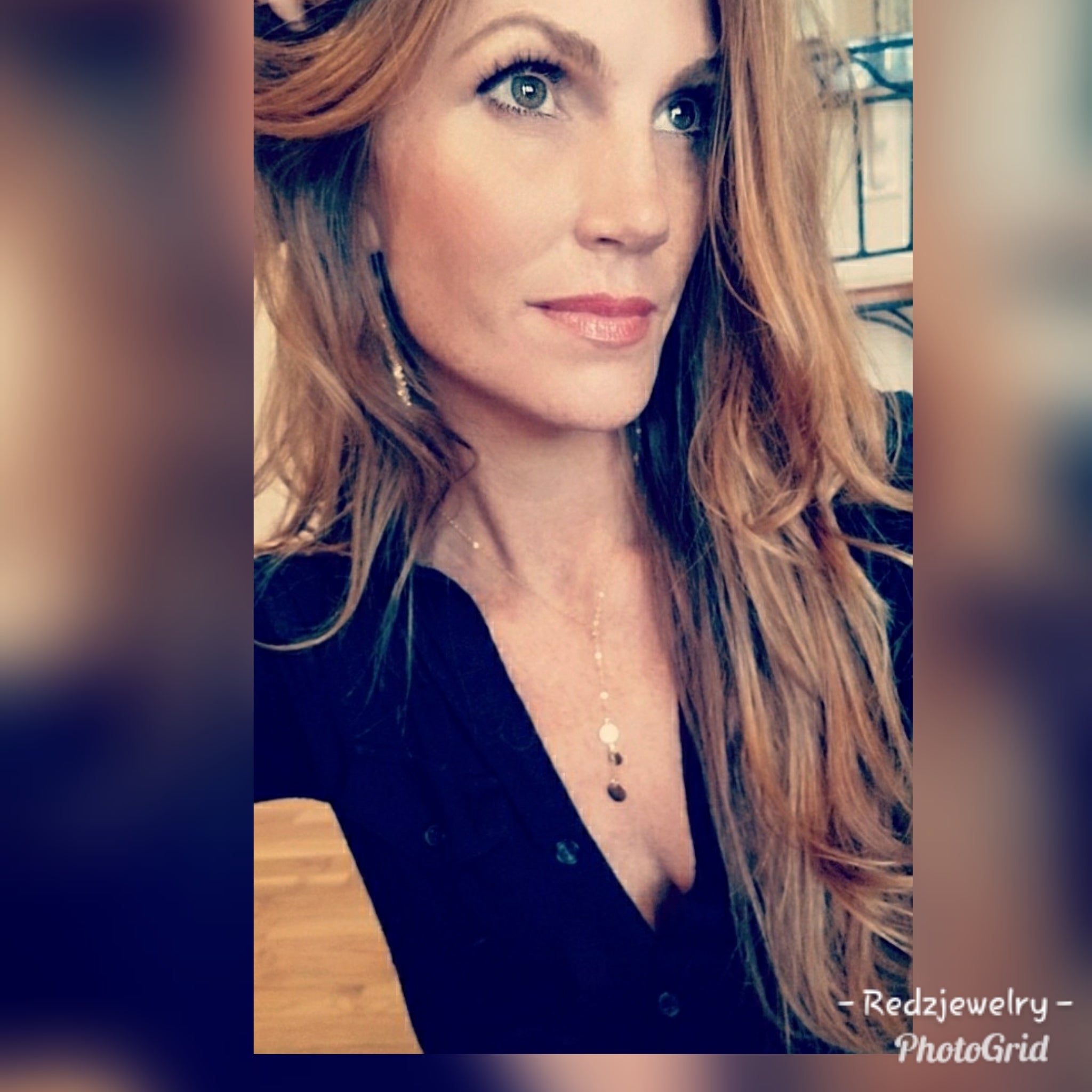 Dangling coins Y style necklace