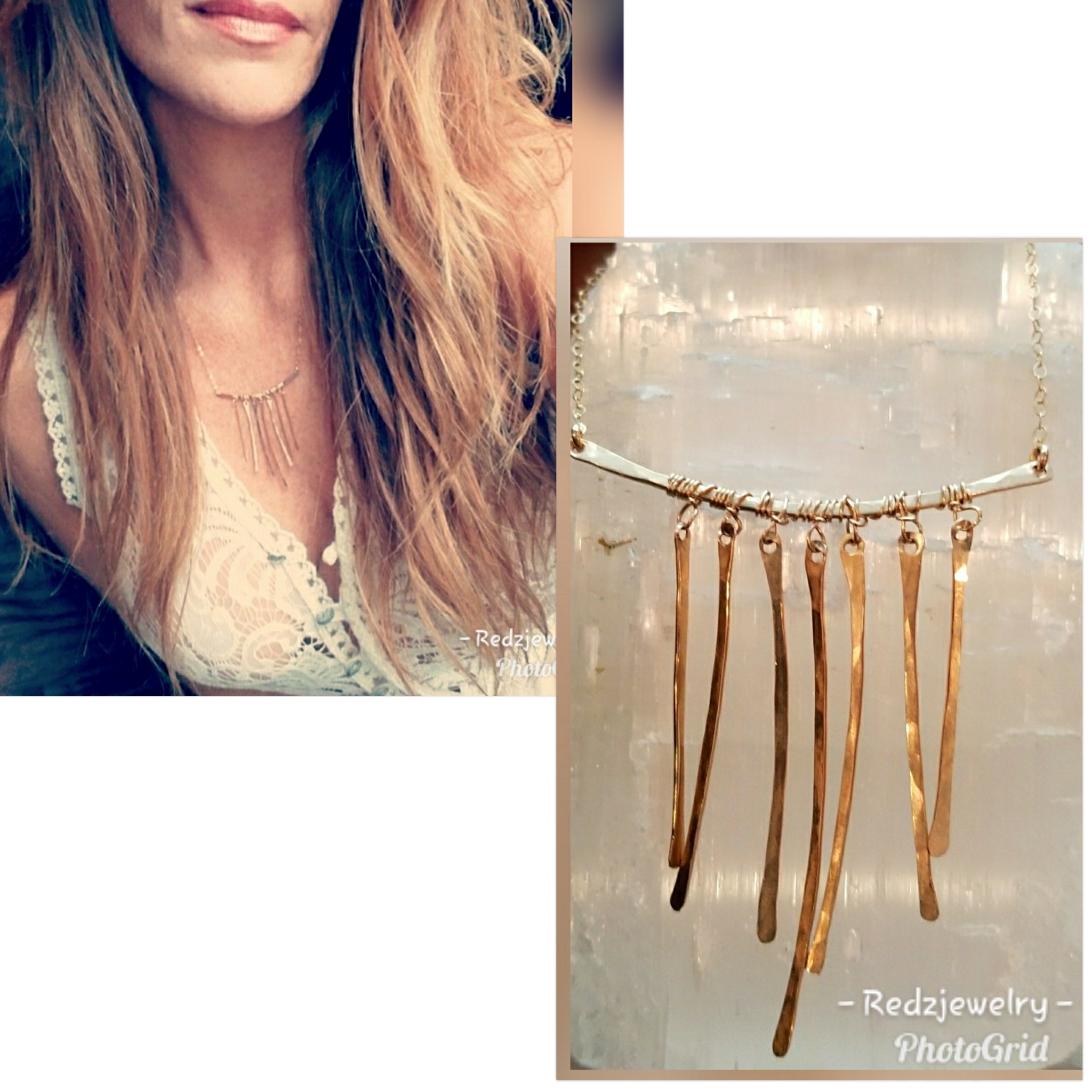 Windchime Fringe necklace