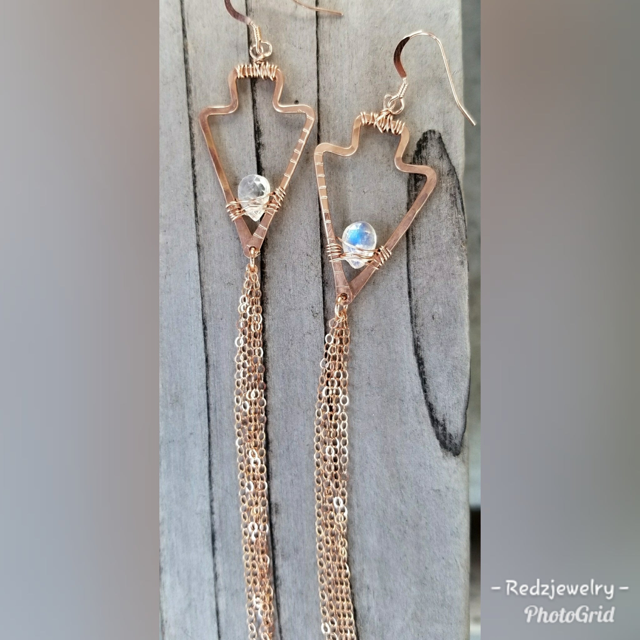 Arrowhead Moonstone shoulder dusters