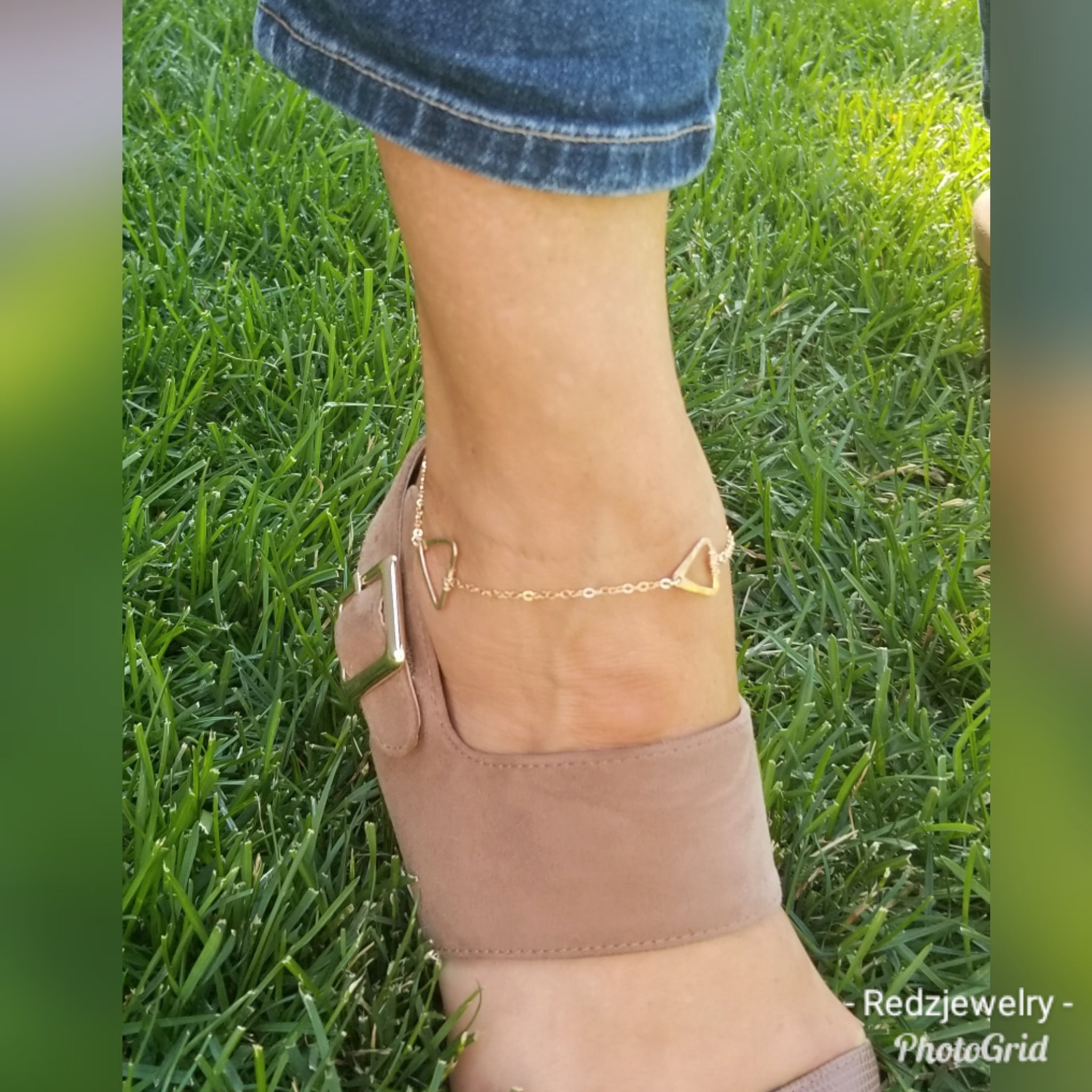 Triangle Anklet