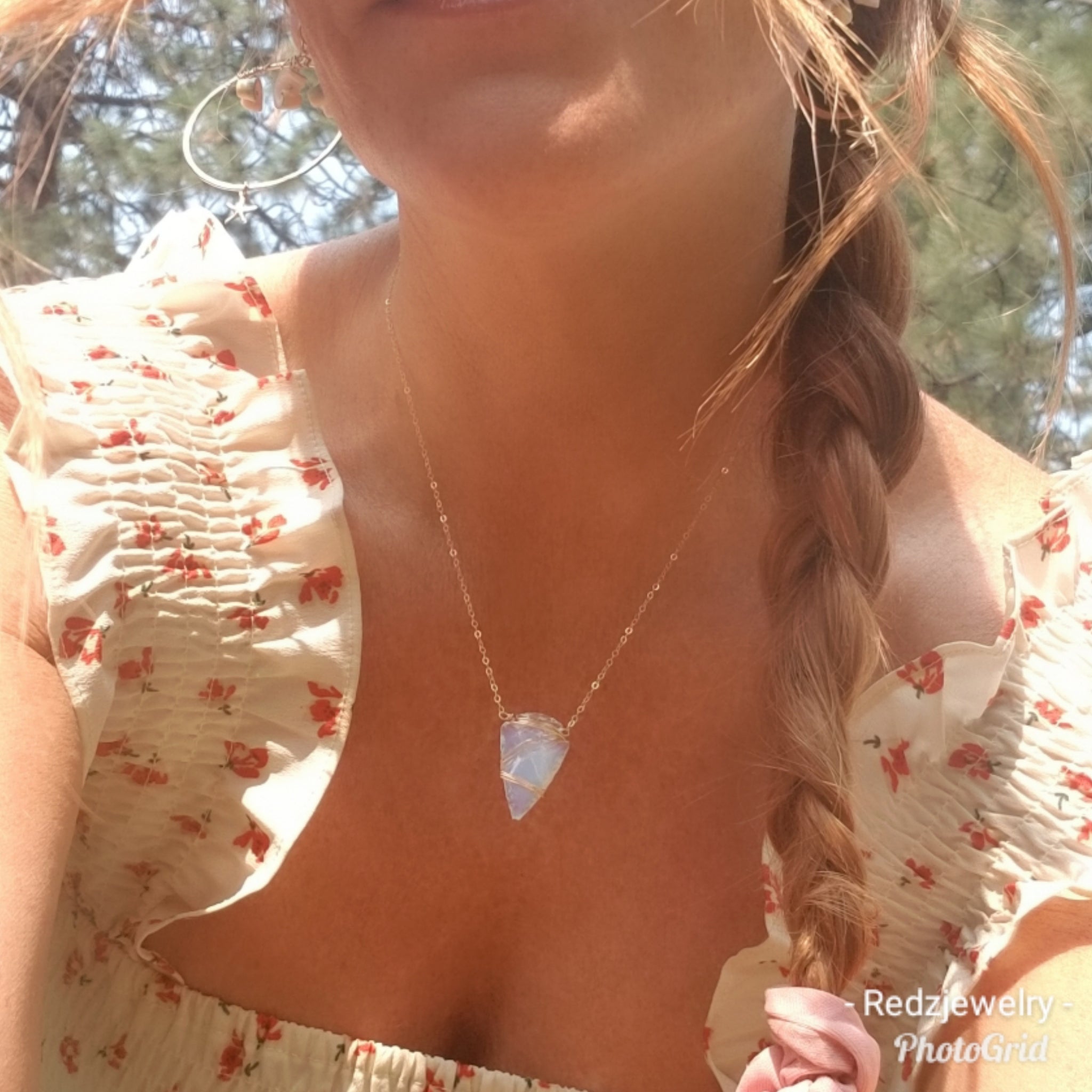 Opalite Arrowhead necklace