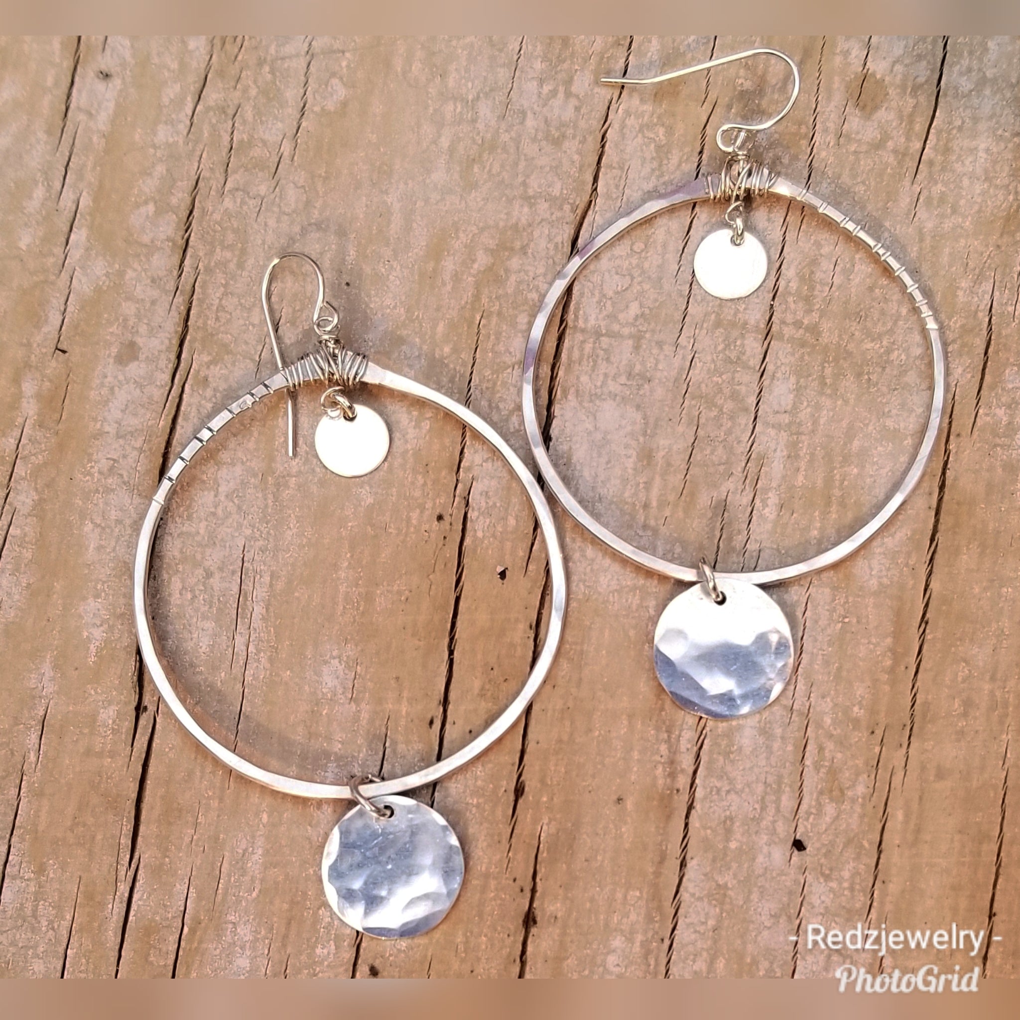 Dangling coin Hoops