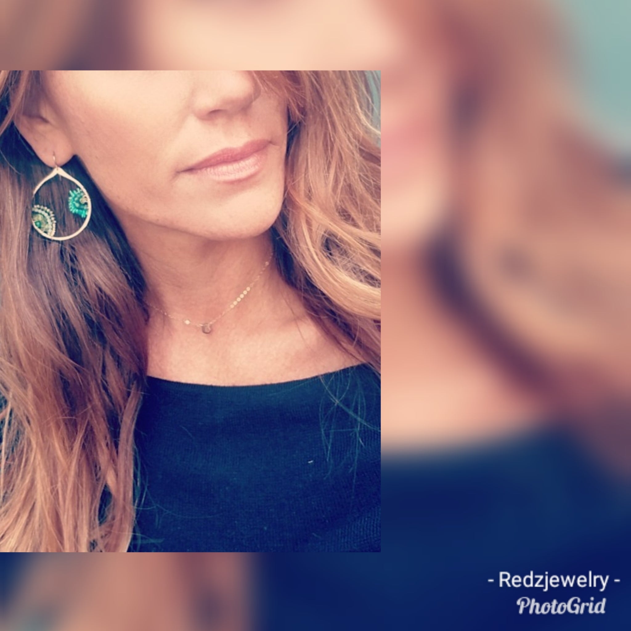 Shades of Green Hoops