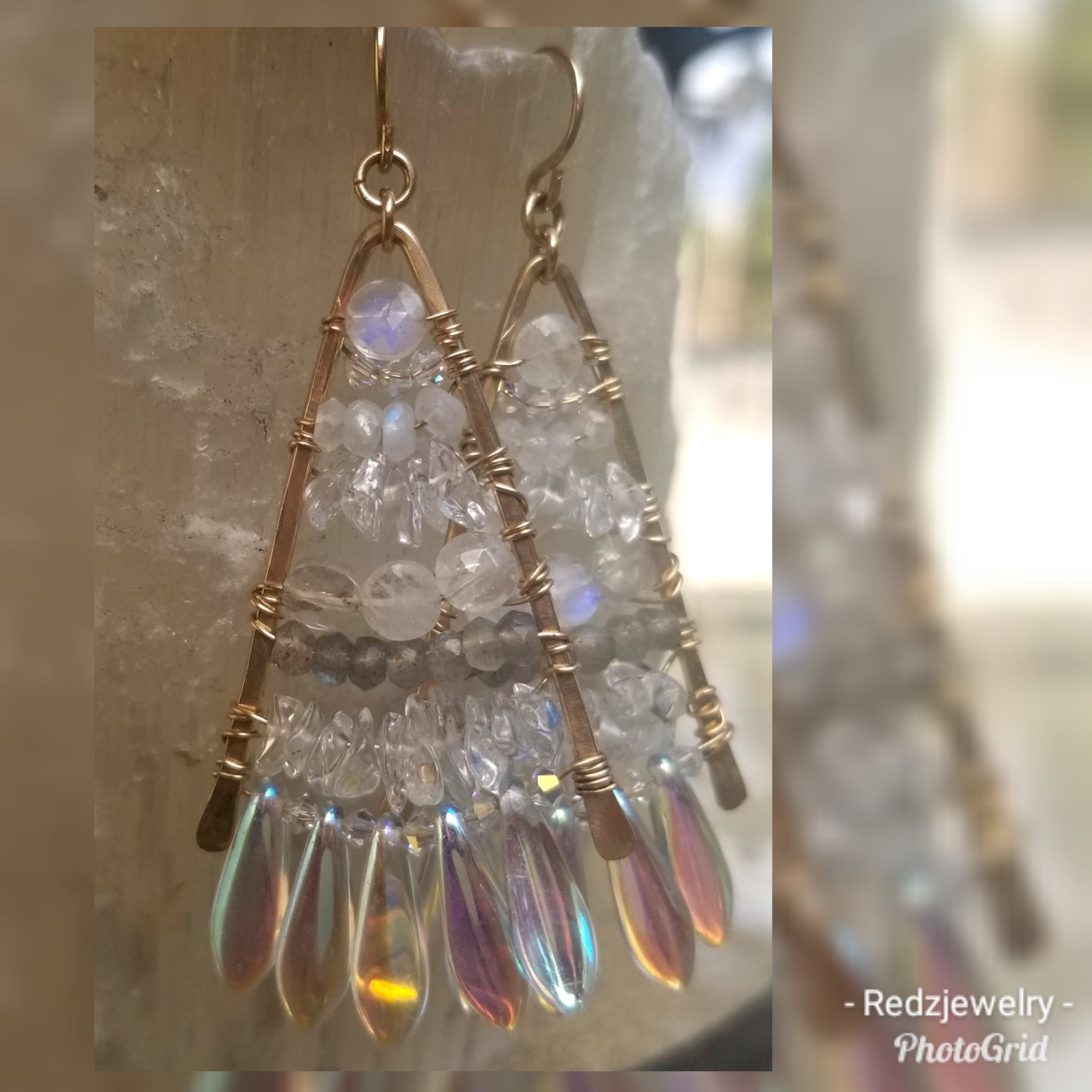 White Fiesta Earrings