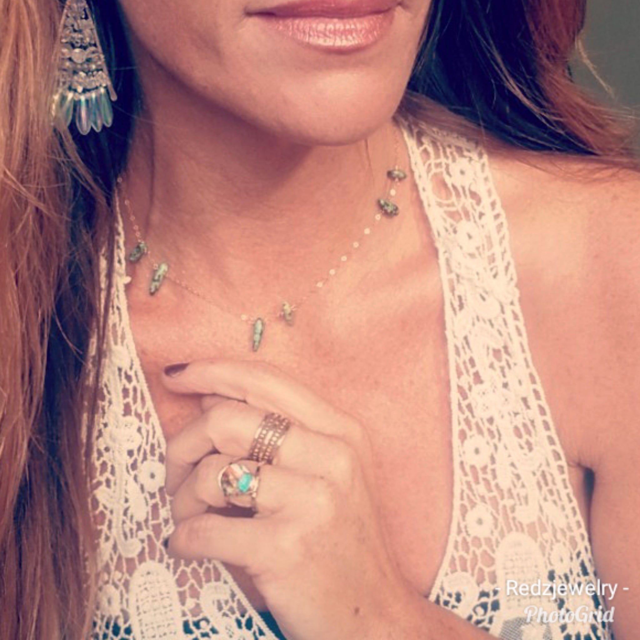 Oyster Turquoise Ring