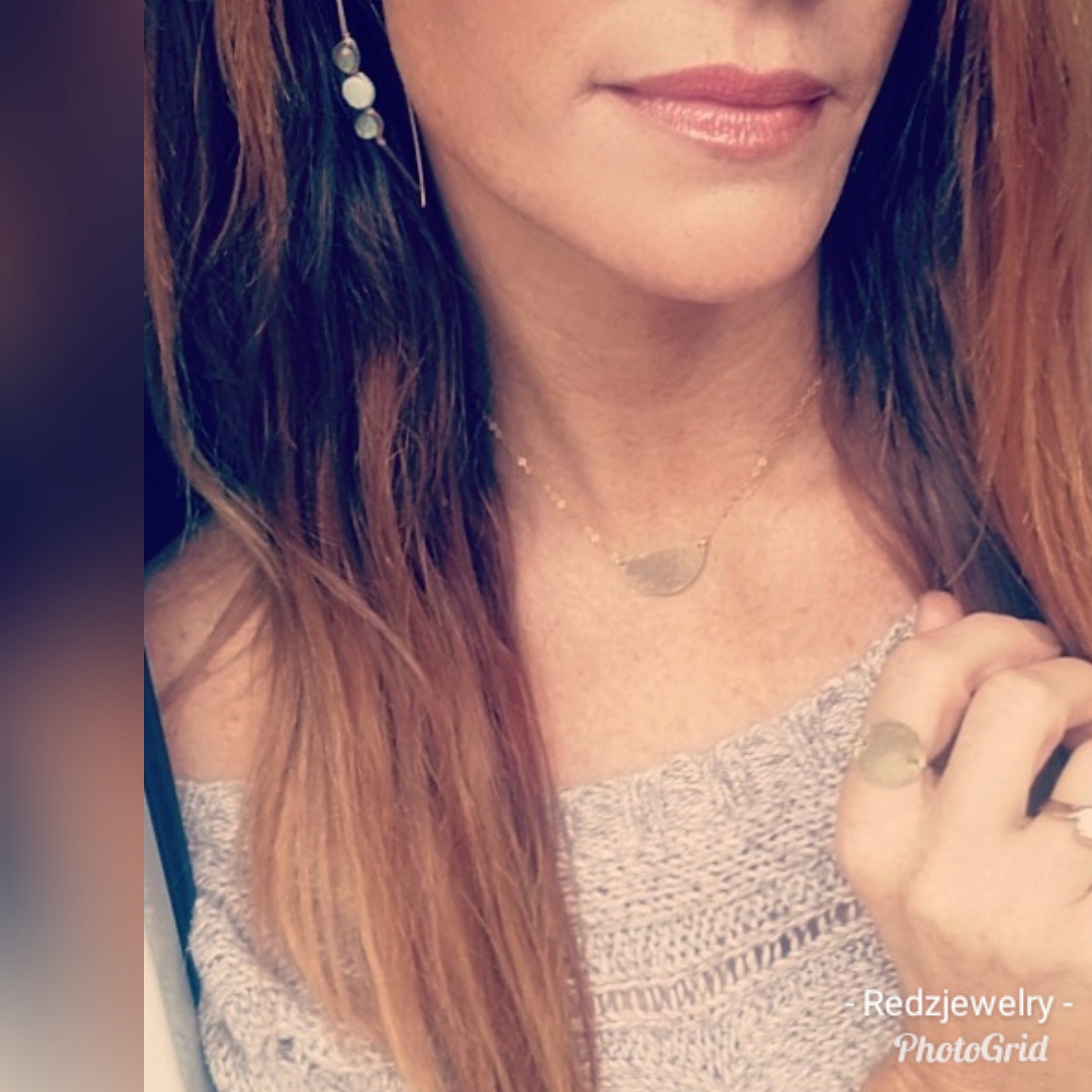 Brighter Days Half circle necklace