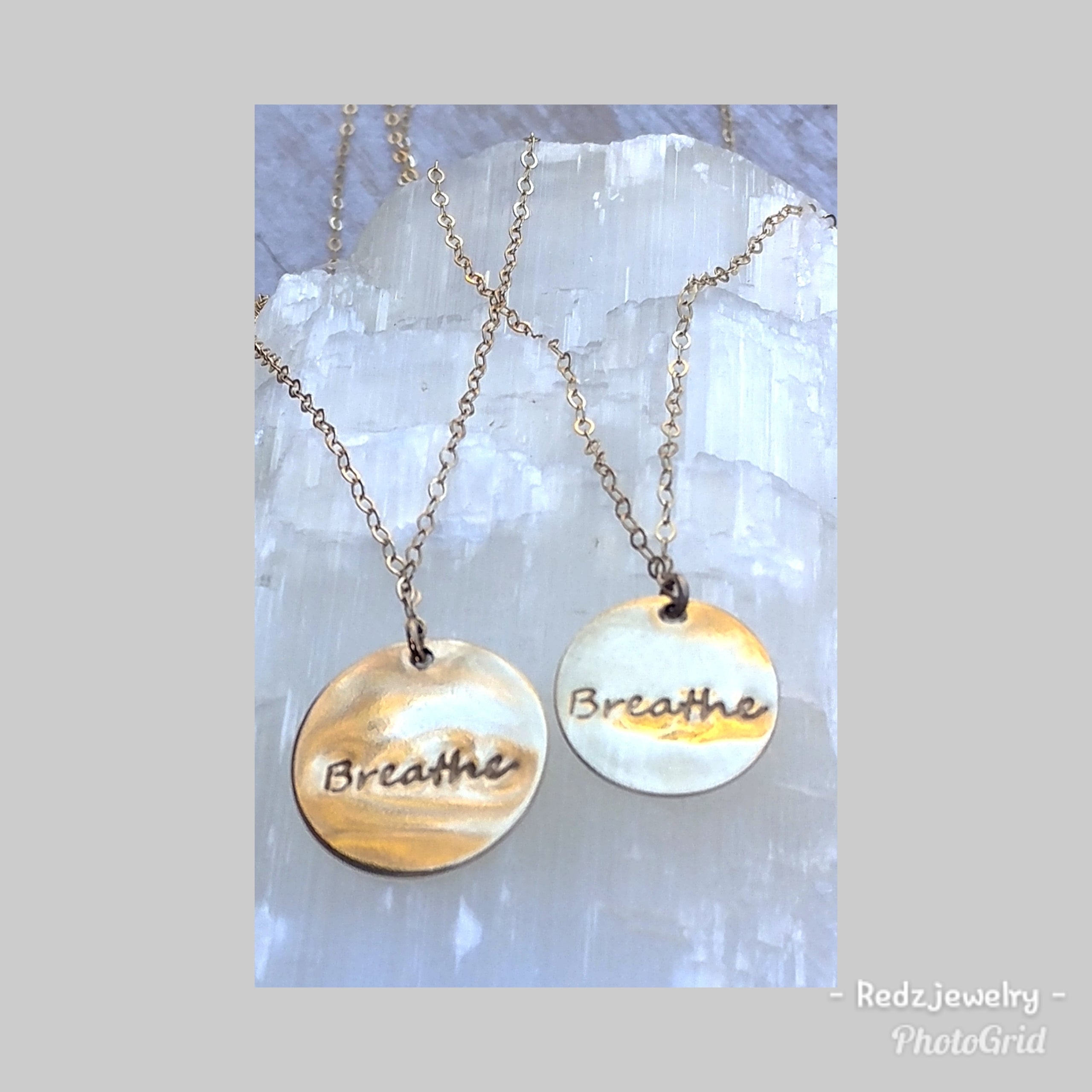 Breathe Coin Necklace