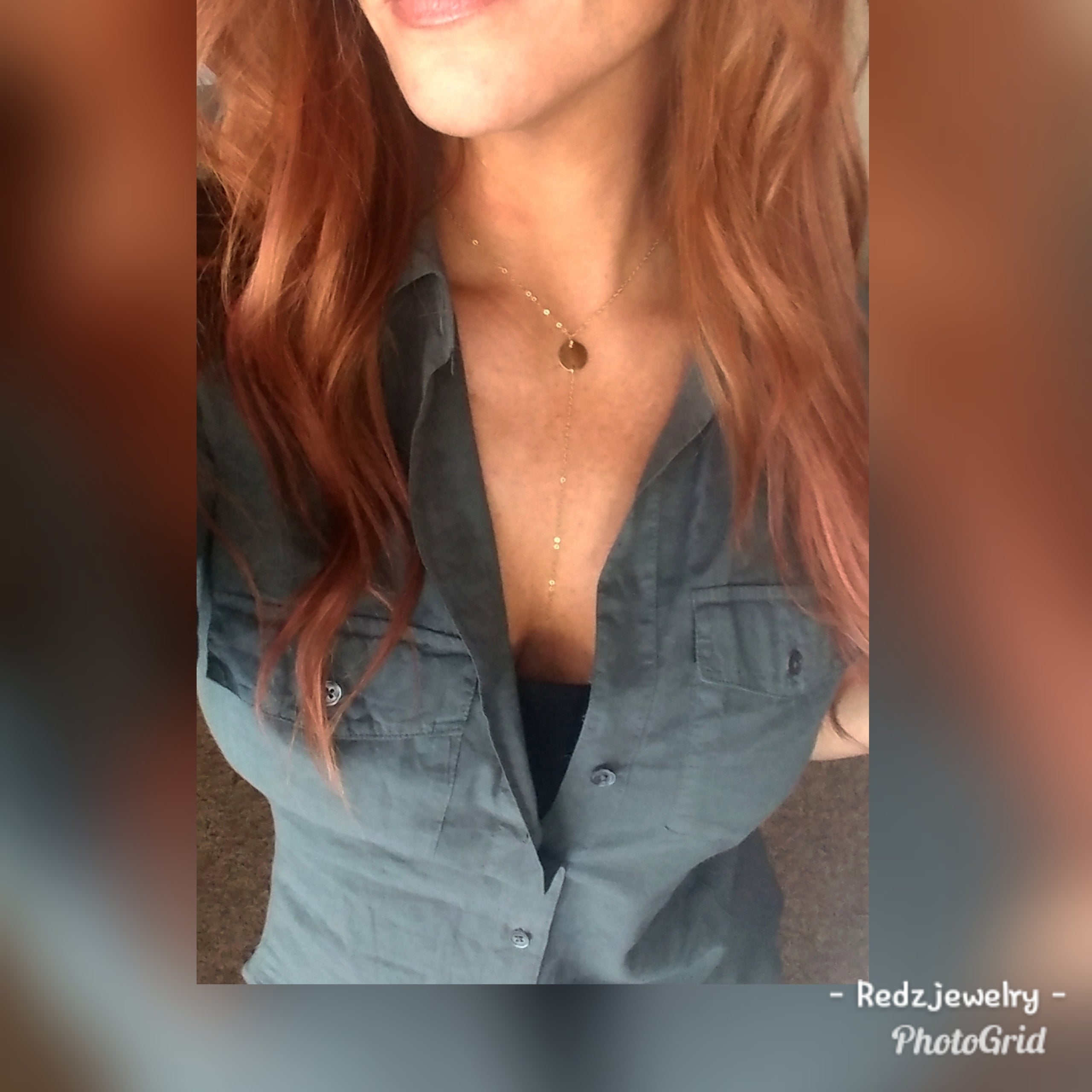 Customizable Minimalist Coin Necklace