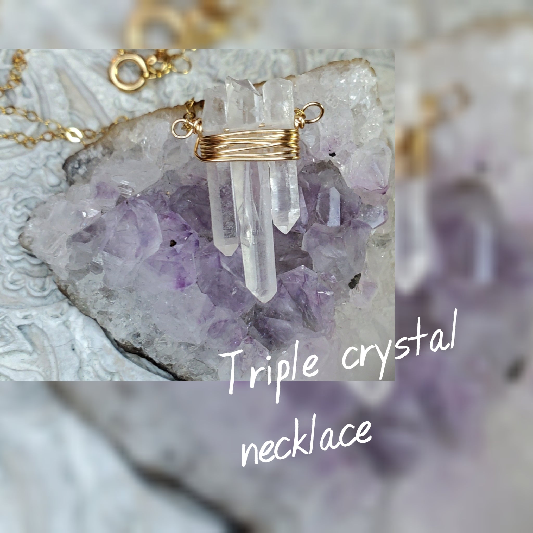 Triple crystal choker