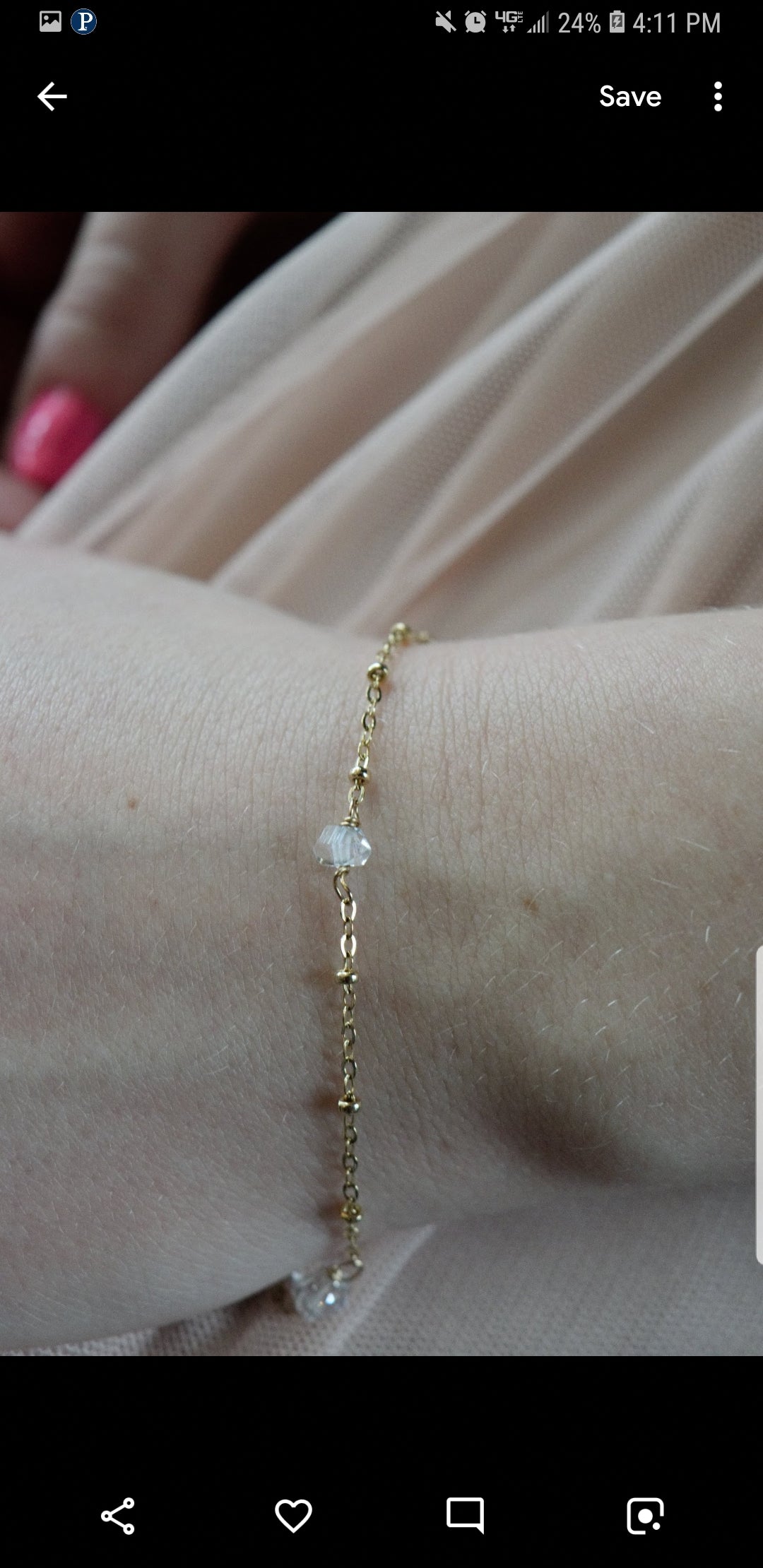 Herkimer Diamond Bracelet